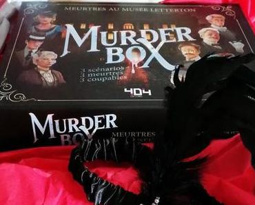 MURDER BOX - MEURTRES AU MUSÉE LETTERTON - JEU DE SOCIÉTÉ - ENQUÊTE - MYSTERY - A PARTIR DE 14 ANS