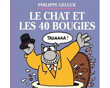 Le chat et les 40 bougies   -  Philippe Geluck