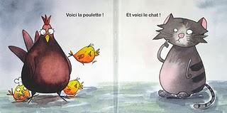 La poulette et le chat