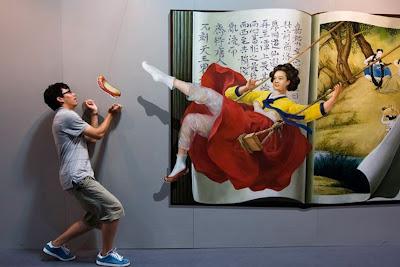 Peintures 3D Magic Art de l'exposition de Hangzhou