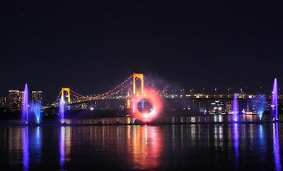 Magnifique spectacle Son, Eau et Lumière de Tokyo