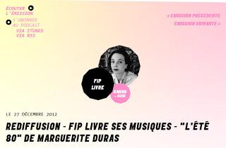 L’été 80 de Marguerite Duras sur FIP