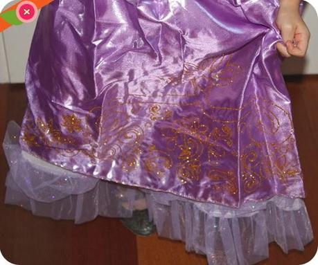 Costume de Raiponce éclat pour enfant - Chez Funidelia.fr