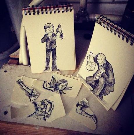 Cartoonbombing quand des croquis prennent vie