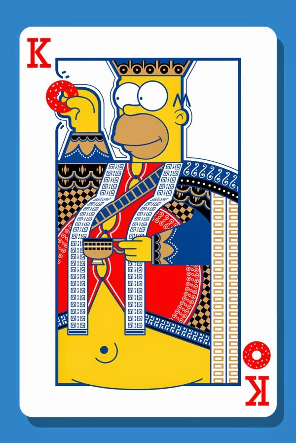 The Simpsons Card Family
