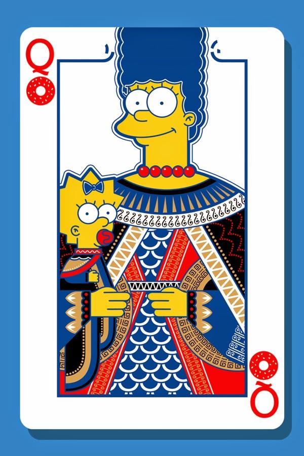 The Simpsons Card Family