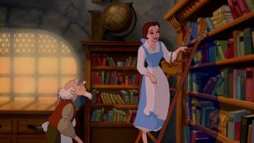 Belle in the Library