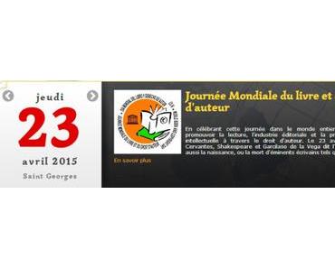 23 avril, journée mondiale du livre et du droit d’auteur