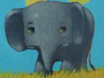 Des éléphants hauts en couleur