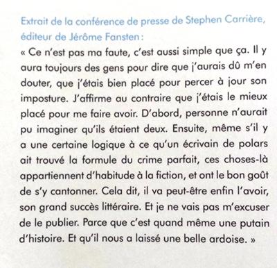 Manuel de dramaturgie à l'usage des assassins - Jérôme Fansten