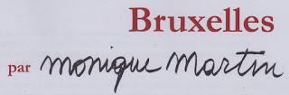 Le fin regard de Monique Martin sur Bruxelles
