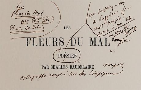 Les Fleurs du mal, Le Manuscrit