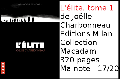 L'élite, tome 1 de Joëlle Charbonneau