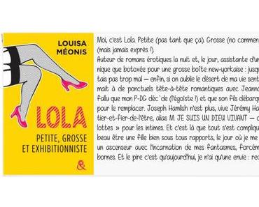 Lola, petite, grosse et exhibitionniste (L’intégrale) | Louisa Méonis