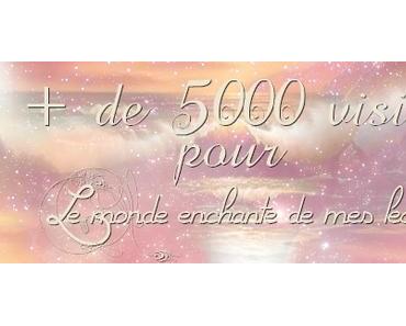 Voici venu le cap des 5000 visites sur le blog