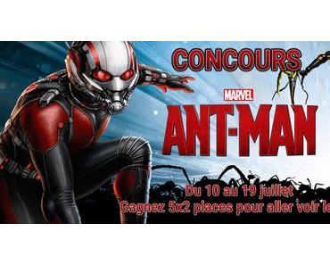 5 places pour 2 personnes pour Ant-Man à gagner