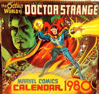 1980 : LE CALENDRIER VINTAGE DU DOCTOR STRANGE