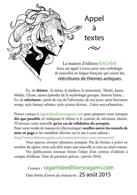 Appel à textes des éditions Ragami