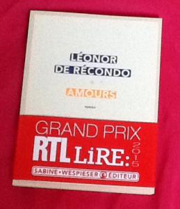 Amours de LEONOR DE RÉCONDO  Sabine WESPIESER éditeur 