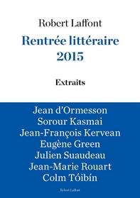 Ebooks Gratuits – Les extraits de la Rentrée Littéraire 2015