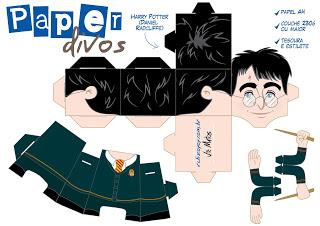 PaperToys  - Harry Potter, Hermione et Weasley