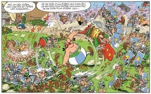 « Astérix appartient à ses lecteurs » Visuel Obélix - Le Papyrus de César