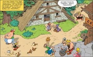 « Astérix appartient à ses lecteurs » Visuel Le village- Le papyrus de César