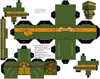 PaperToys  - Tortues Ninja