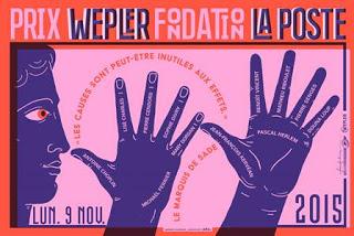 La sélection du prix Wepler-Fondation la Poste 2015