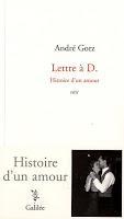 Relire infiniment la "Lettre à D." d'André Gorz