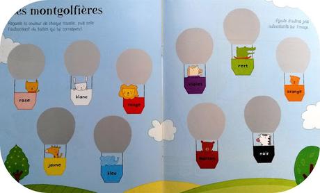 Autocollants, j'apprends en m'amusant: les couleurs - Editions USBORNE