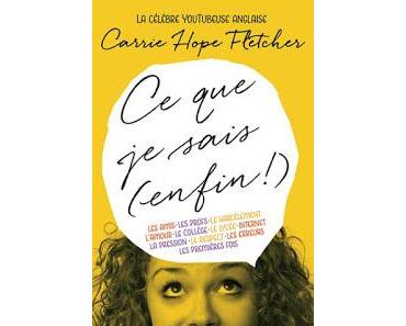 Ce que je sais (enfin!) - Carrie Hope Fletcher #80