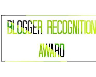 TAG: Blogger Recognition Award