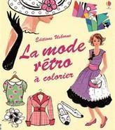 La mode rétro à colorier