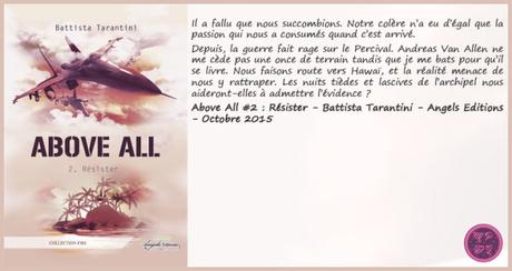 Above All #2 : Résister – Battista Tarantini ♥♥♥♥♥