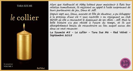 La Soumise #5 : Le collier – Tara Sue Me ♥♥♥♥♥