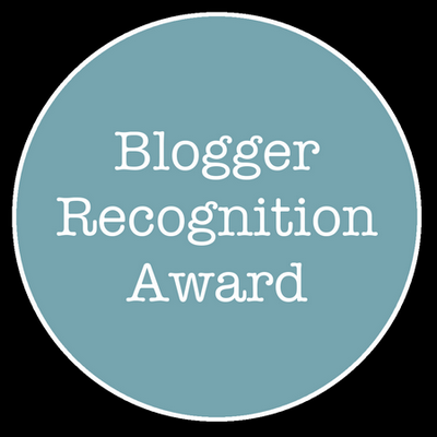 Blogger Recognition Award !