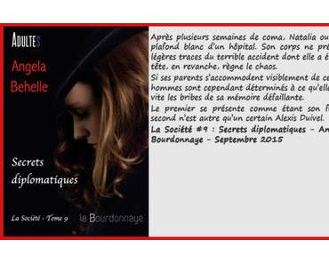 La Société #9 – Secrets diplomatiques – Angela Behelle ♥♥♥♥♥