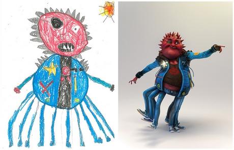 Ces dessins d’enfants revisités par des artistes