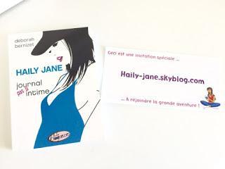 Haily Jane, journal pas si intime (tome 1) et journal encore moinsintime (tome2) - Deborah Bernizet