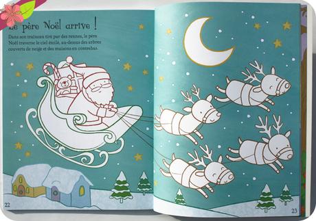 Coloriages et autocollants : Le père Noël - Usborne