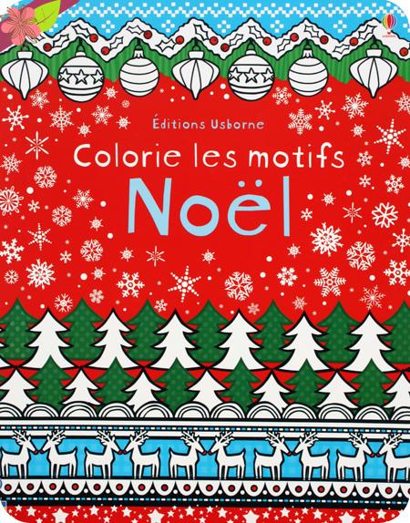 Colorie les motifs de Noël - Usborne