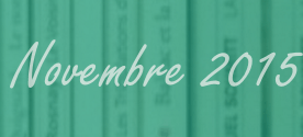 Récapitulatif Novembre 2015