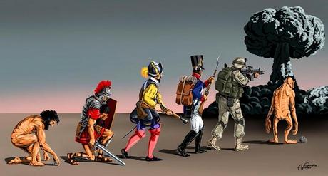Illustrations satiriques d’un monde en guerre
