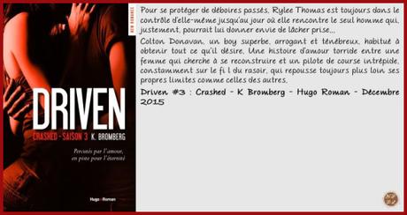 Driven #3 : Crashed – K. Bromberg ♥♥♥♥♥