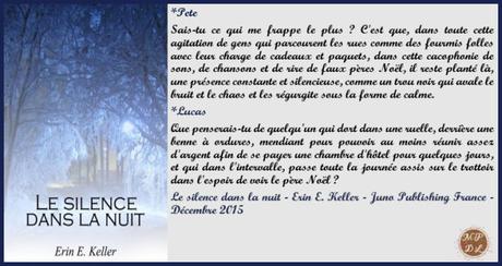 Le silence de la nuit – Erin E. Keller (nouvelle) ♥♥♥♥♥