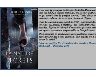 Entre ses griffes #2 : La nature des secrets – Aurore Doignies ♥♥♥♥♥