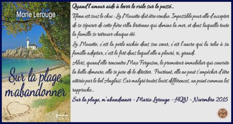 Sur la plage m’abandonner – Marie Lerouge