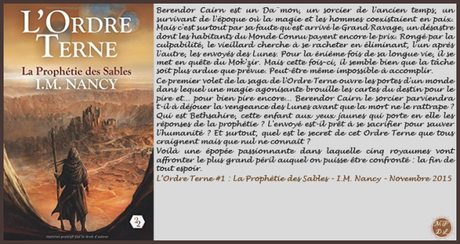 L’Ordre Terne #1 : La Prophétie des Sables – I.M. Nancy