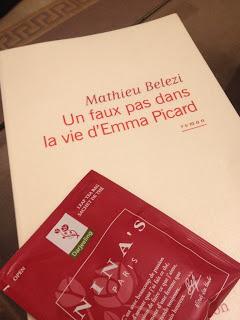 Un faux pas dans la vie d'Emma Picard, Mathieu Belezi